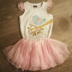 Little girls 2 piece Mud Pie