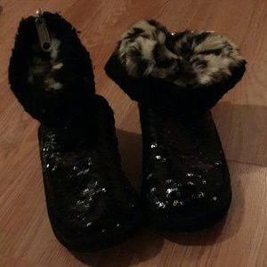 Pink victoria secret boots