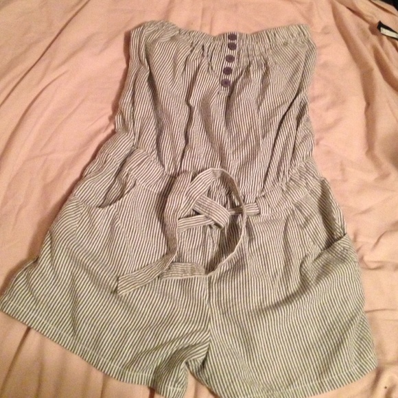 striped romper
