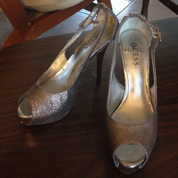 Glittery Guess heels