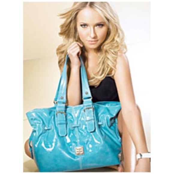 Dooney&Bourke Chiara in Turquoise Patent Leather