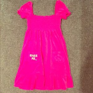 Pretty juicy couture pink terry dress size M