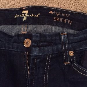 7 for All Mankind "the high waist skinny"