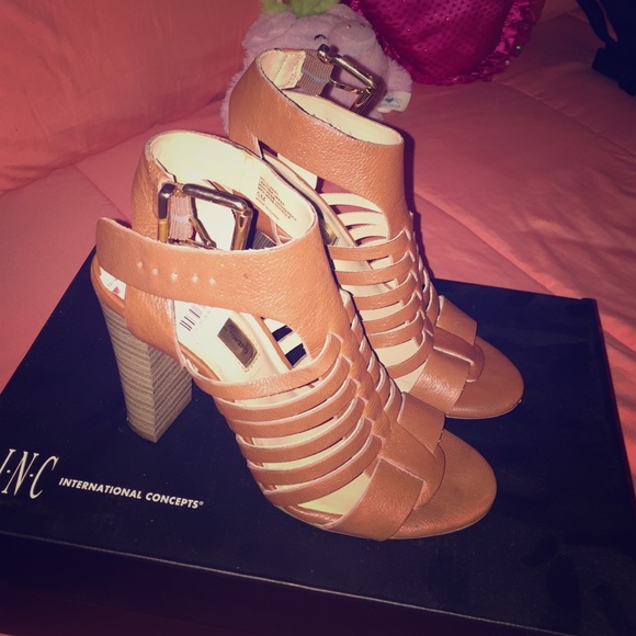 Brown Wedge Heel