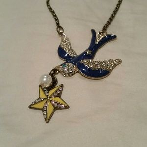 Betsey johnson bird necklace