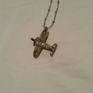 Betsey johnson airplane necklace