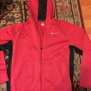 Nike zip up hooded jacket