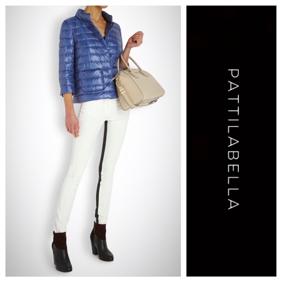 3 x 1 White Contrast Channel Jeans NWT - Picture 4 of 4