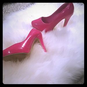 Hot pink heels