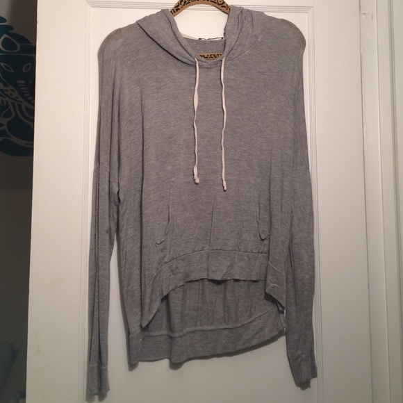 Gray Brandy Melville pullover hoodie