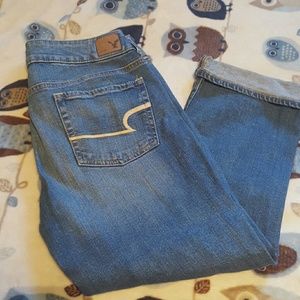 American Eagle crop cut jeans, capri, worn once