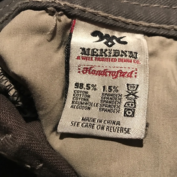 MEK DNM Dark Washed Gray Skinny Jeans - Picture 5 of 8