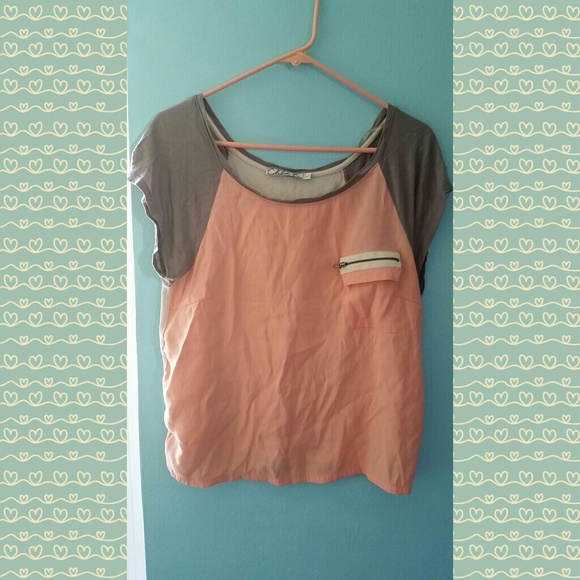 Chloe K color block shirt