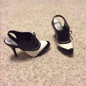 White House Black Market saddle shoe heels