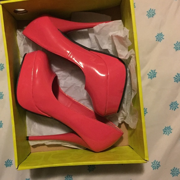 Pink heels