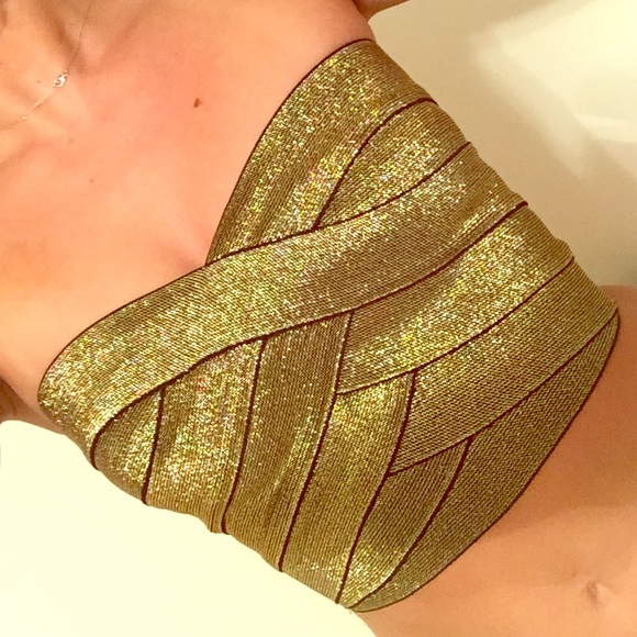 URBAN OUTFITTERS CROP TOP BANDEAU