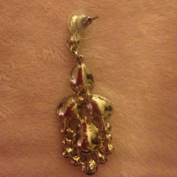 Super Blingy Rhinestone Earrings - Picture 4 of 4