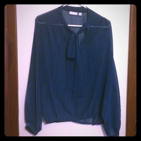 Dark Teal Blouse