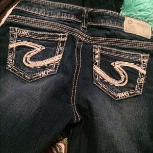 Silver jeans
