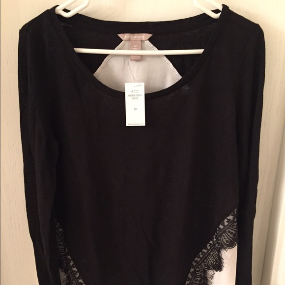 NWT- linen/polyester Banana Republic top