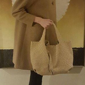 Authentic Handwoven Falor Leather Handbag