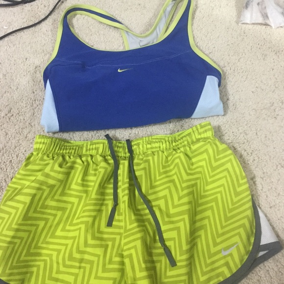 Nike shorts & tank - Picture 1 of 3