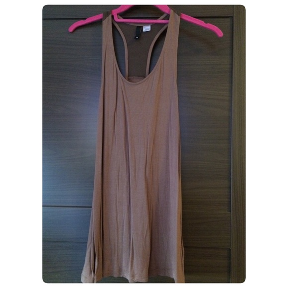 Dark brown tank top