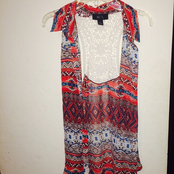 BCX Tribal Print Top