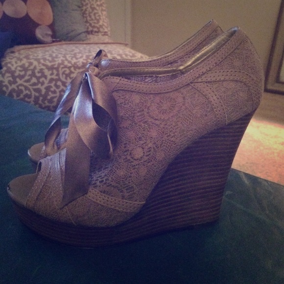 Seychelles Shoes - Seychelles Lace Tie Wedges