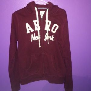Maroon Aeropostale Zip Up