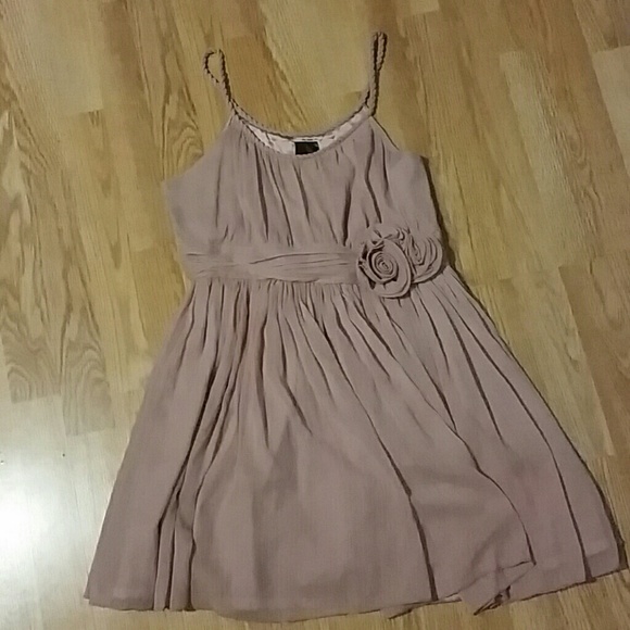 X SOLD X Dusty rose chiffon dress