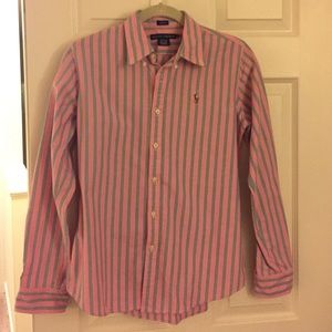 Button up stripe shirt
