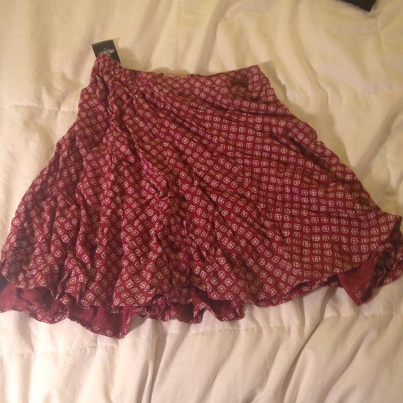 Blood orange skirt