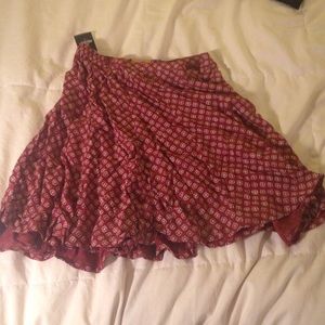 Blood orange skirt