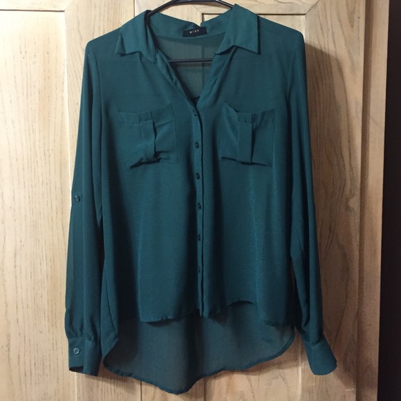 Hunter Green Blouse