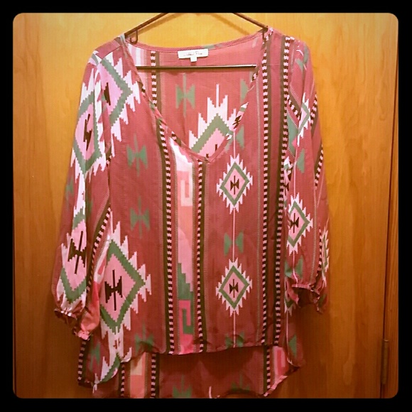 Sheer blouse