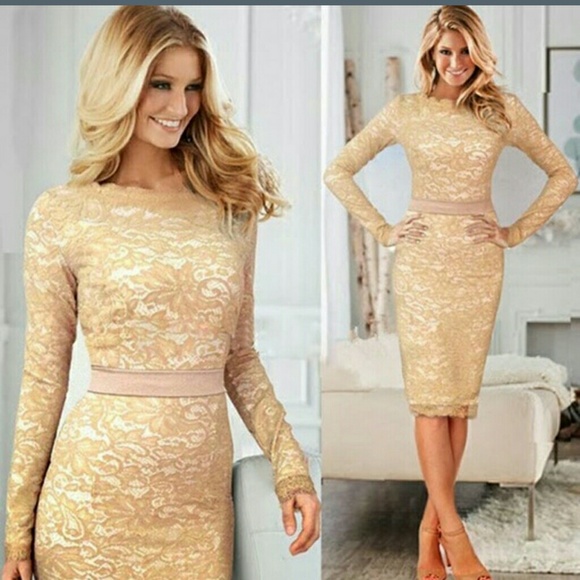Lace lined GOLDEN BRAUTY!