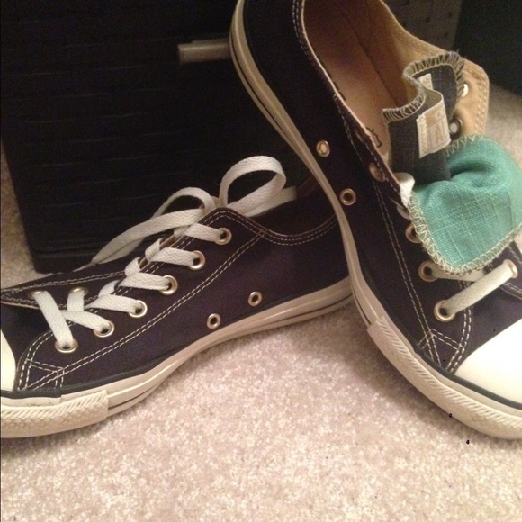 Double Tongue Converse All Star Low Tops