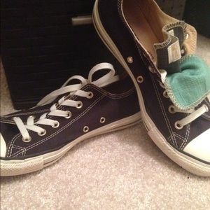 Double Tongue Converse All Star Low Tops