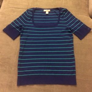 Short sleeved striped shirt
