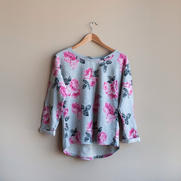 Flower Patterned Sweater - Picture 4 of 4
