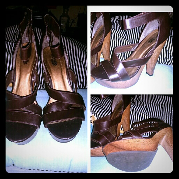 Charlotte Russe Strap Heel Sandals