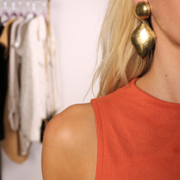 SOLD OUT 🆕Rust Suede Dress - Picture 3 of 4