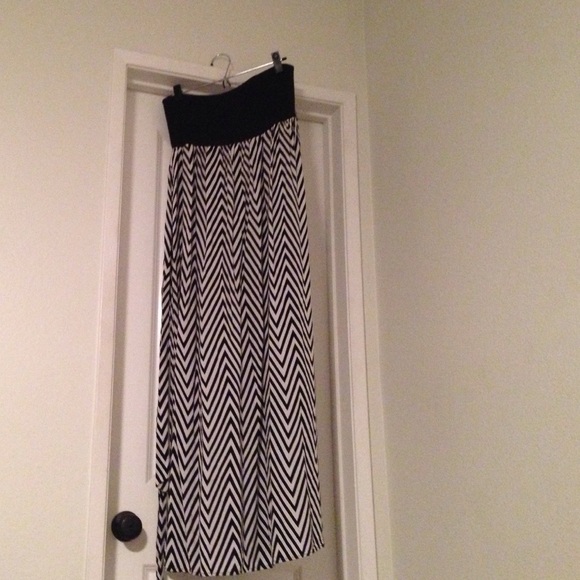Light, strapless dress