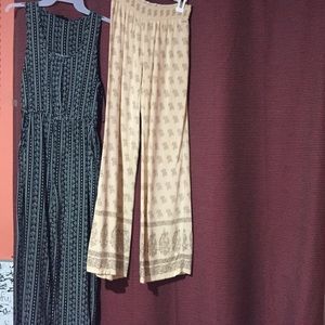 Bundle romper and flowy pants