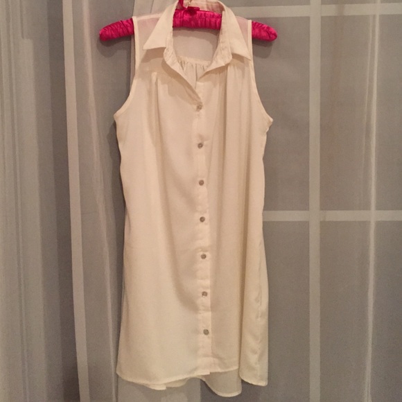 White Shirtdress