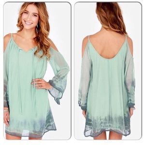 Tie Dye Chiffon Dress