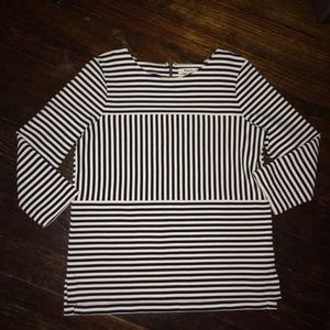 Madewell Striped Structured Top