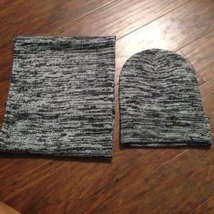Vs pink scarf and beanie set! Never worn