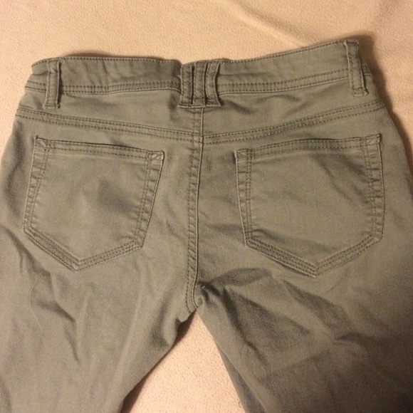 Army Green Skinny Jeans - Picture 3 of 3